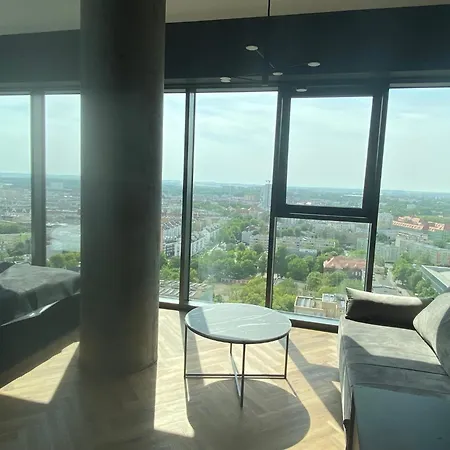 21 Panorama View Hanza Tower Daire Szczecin
